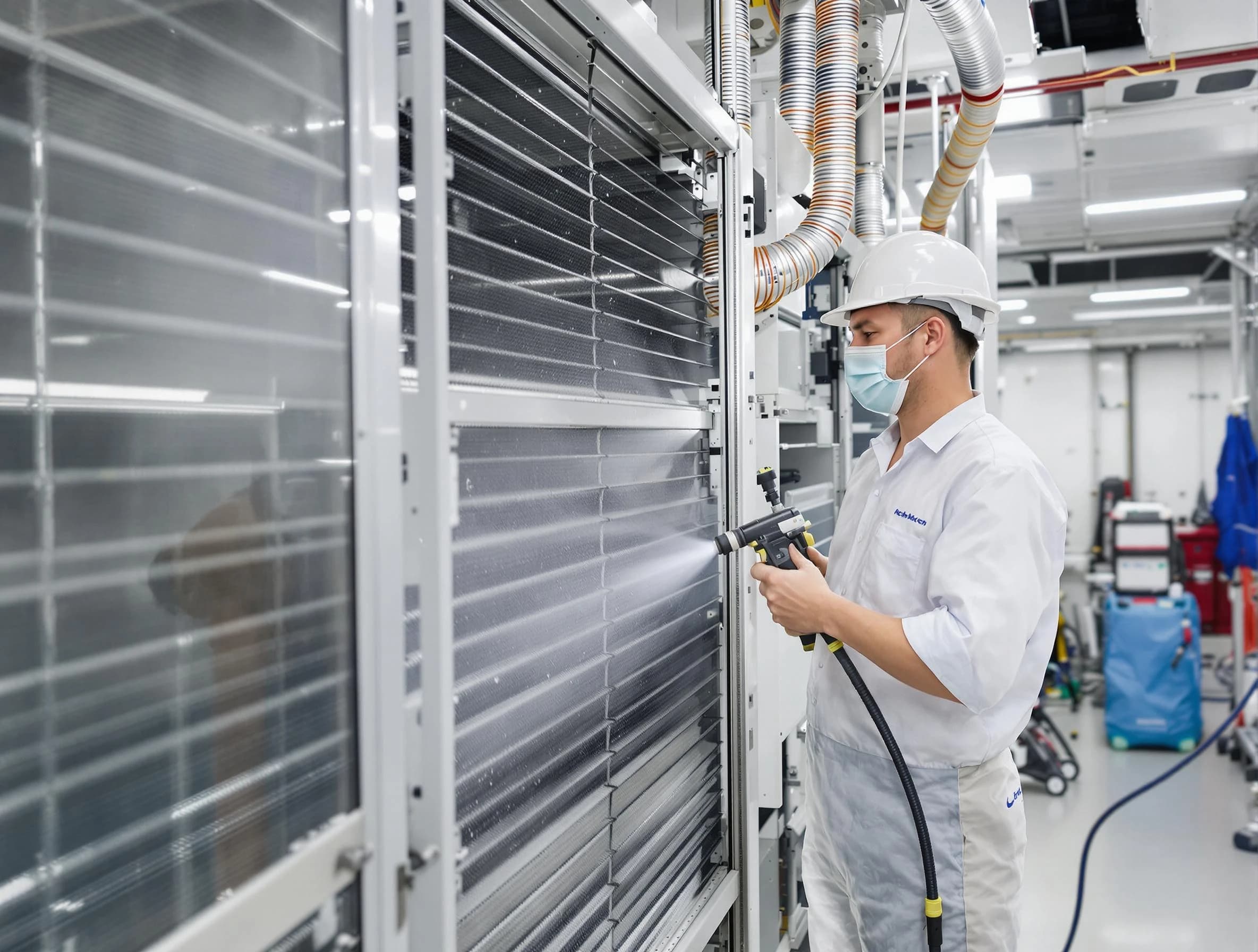 Professional AC coil cleaning by Forestdale Air Duct Cleaning in Forestdale