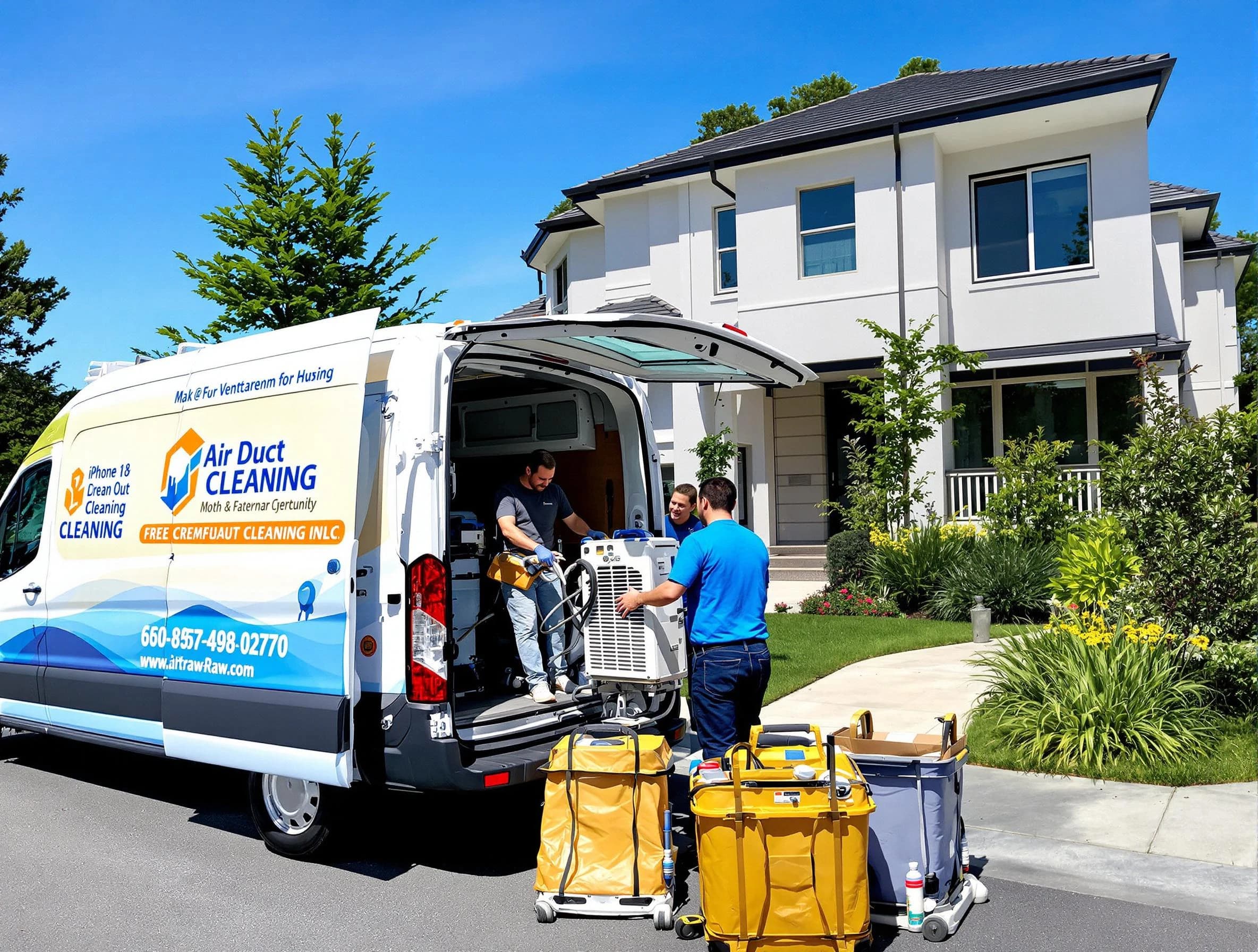 Forestdale Air Duct Cleaning technician performing professional air duct cleaning in Forestdale