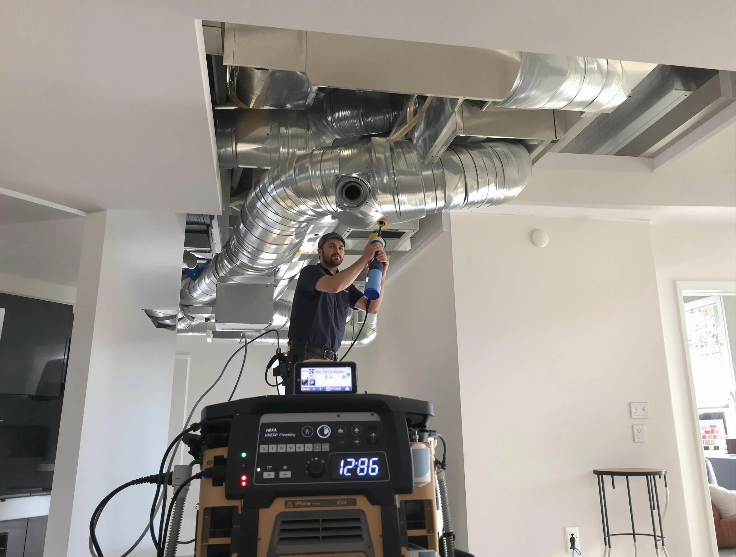 Advanced pure air duct cleaning by Forestdale Air Duct Cleaning in Forestdale