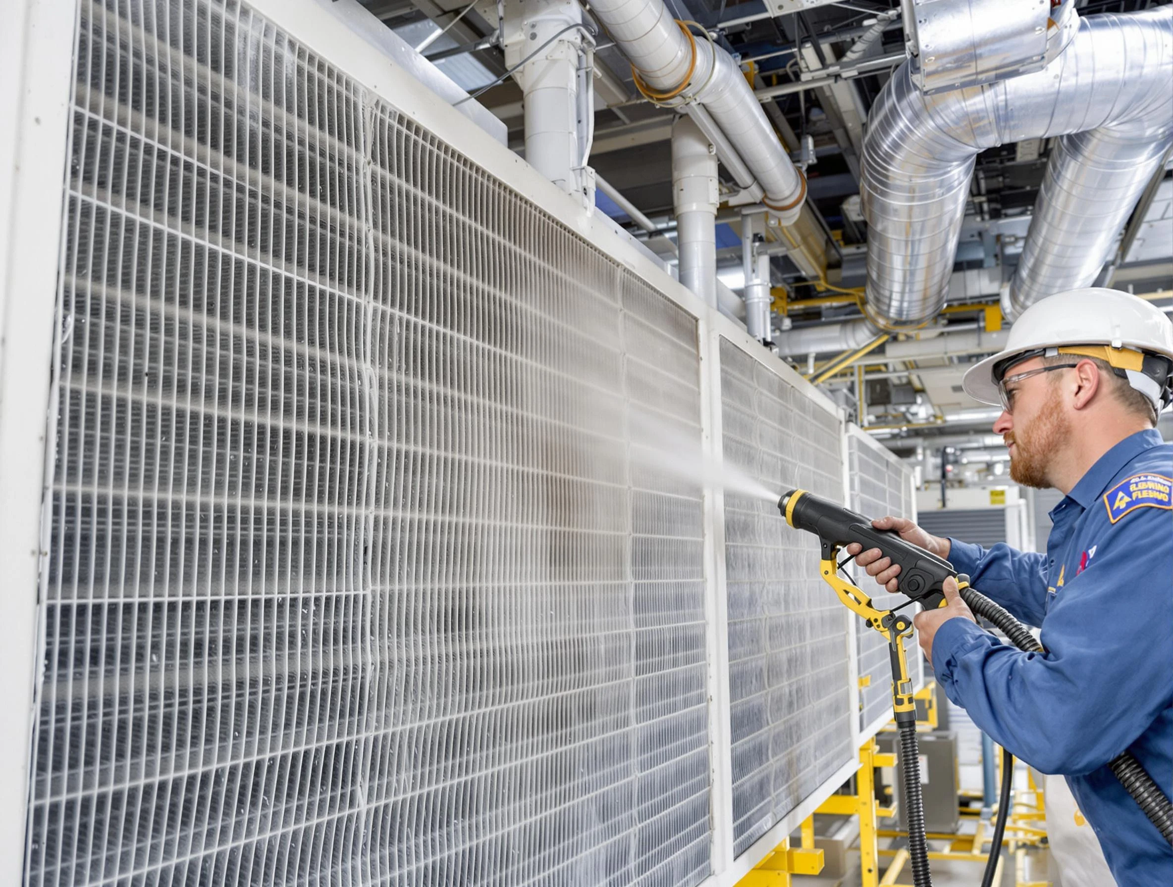 Professional commercial coil cleaning by Forestdale Air Duct Cleaning in Forestdale