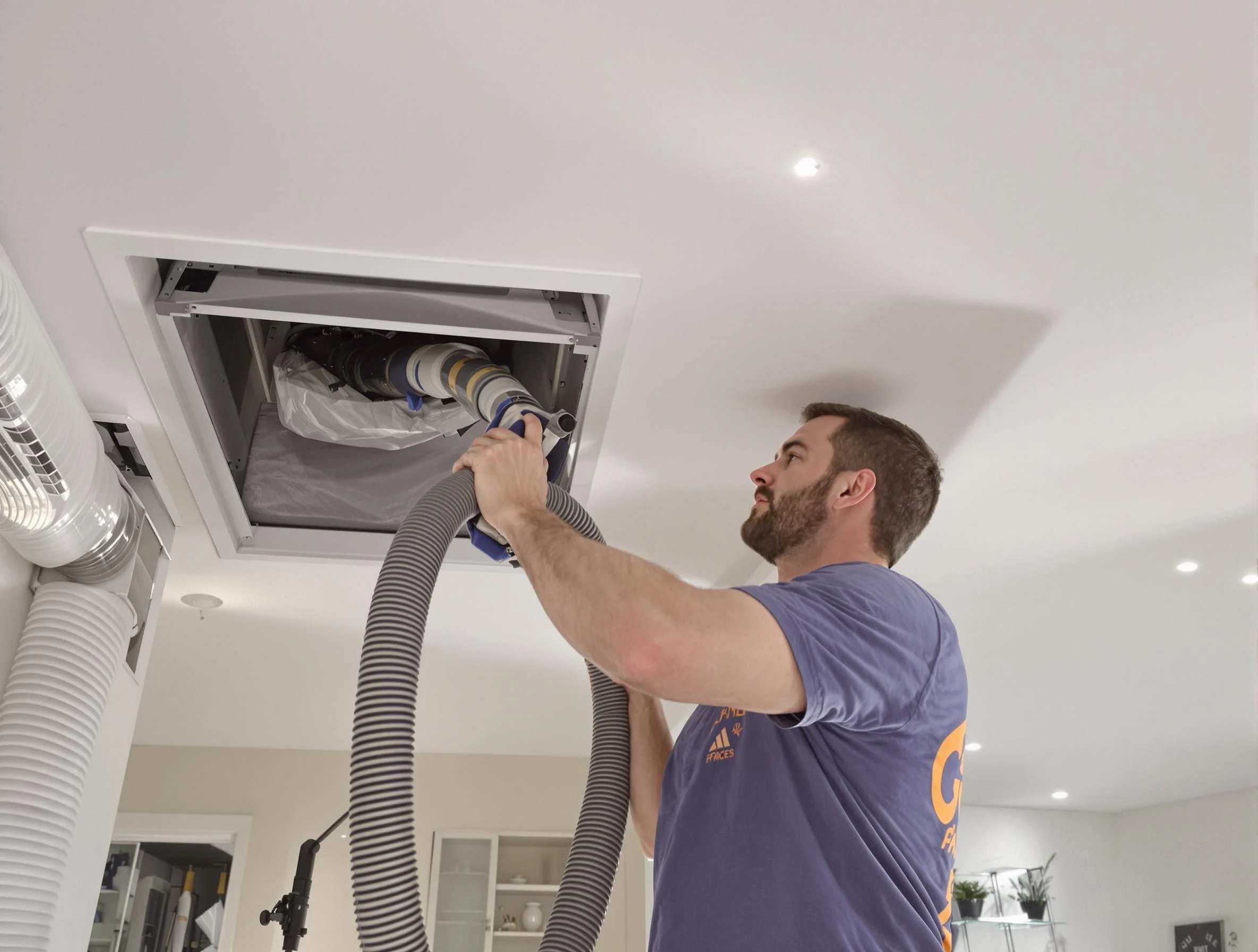 Precision indoor duct cleaning by Forestdale Air Duct Cleaning in Forestdale