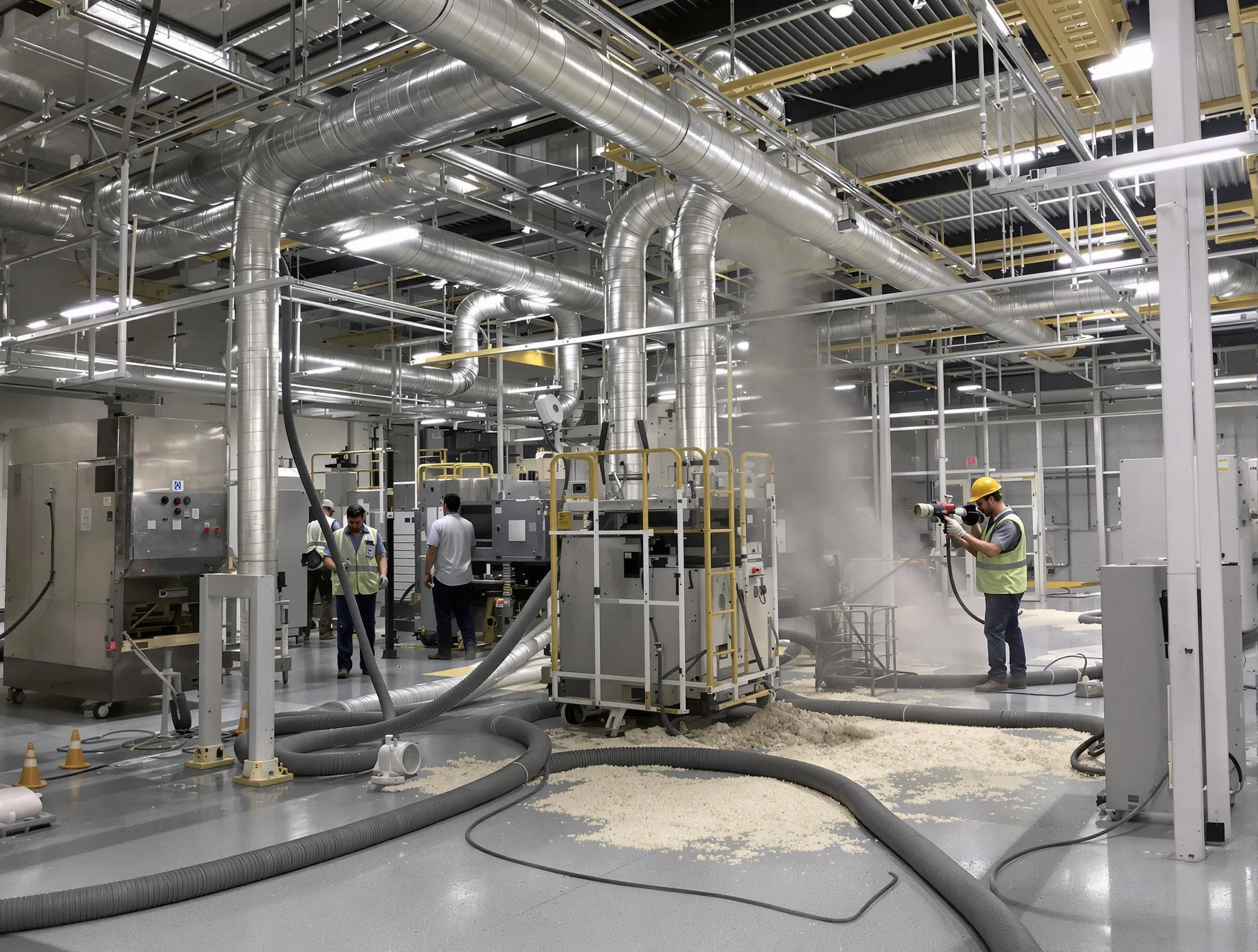 Heavy-duty industrial duct cleaning by Forestdale Air Duct Cleaning in Forestdale